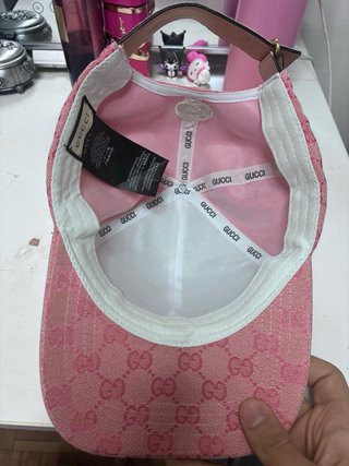 Gorra G u c c i Rosa GG