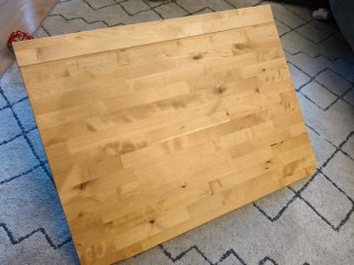 Mesa abatible madera para pared