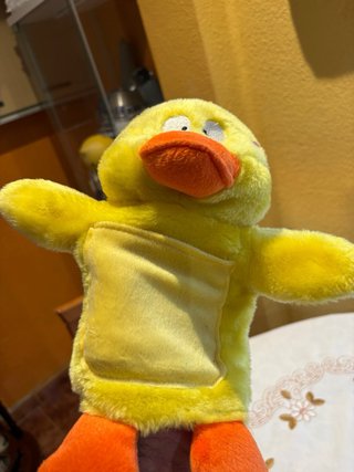3 Peluches Títere de Guante (Canguro, Rana, Pato)