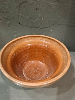 Cenicero Vintage Cerámica Marrón