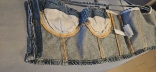 Top jeans donna taglia S