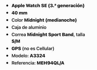 Apple Watch SE Space Gray