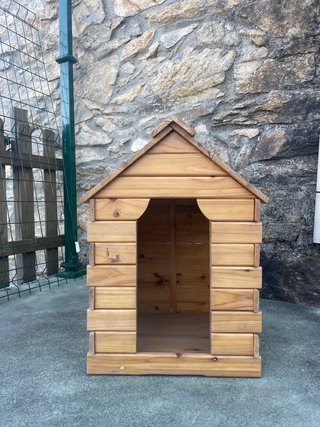 Caseta madera perro pequeño