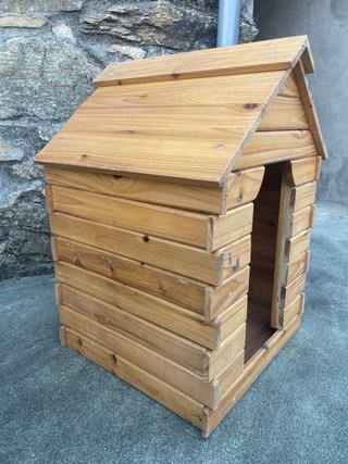 Caseta madera perro pequeño