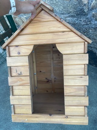 Caseta madera perro pequeño