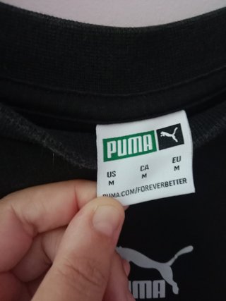 Sudadera Puma Negra M Techwear