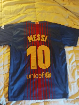 Lote 2 Camisetas Barça, Messi, 10-12 años