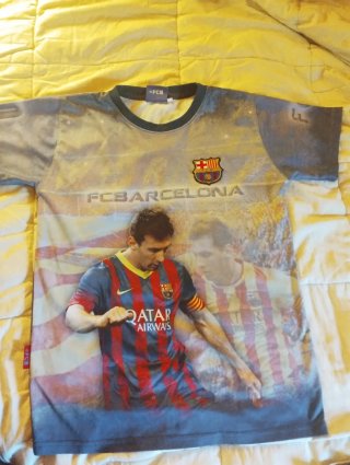 Lote 2 Camisetas Barça, Messi, 10-12 años