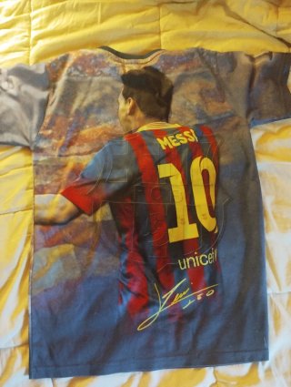 Lote 2 Camisetas Barça, Messi, 10-12 años
