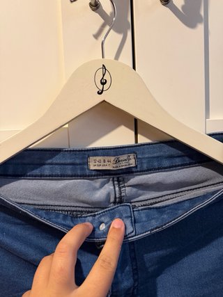 Jeans Skinny Azul Medio Talla 40
