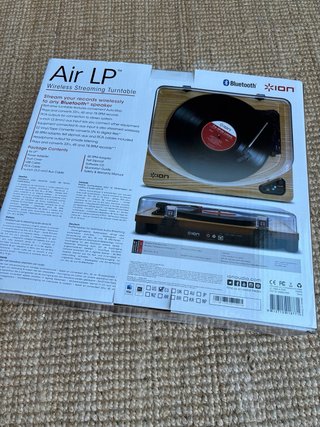Tocadiscos ION Air LP Madera Bluetooth
