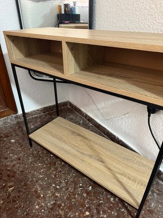 Mueble recibidor estilo industrial