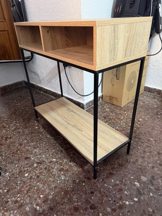 Mueble recibidor estilo industrial