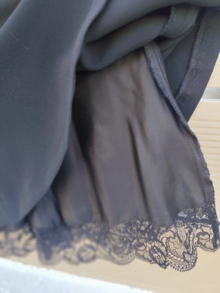 Falda Zara mujer negra
