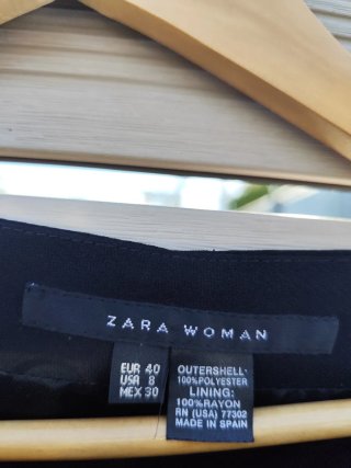 Falda Zara mujer negra