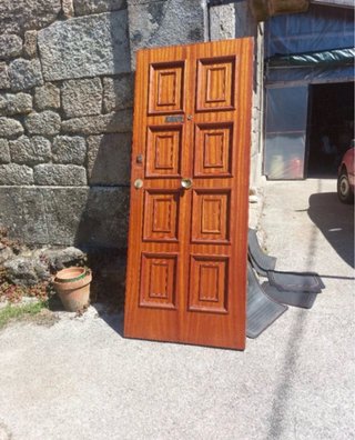 Puerta Madera Maciza Medidas 82,5 cm x 200