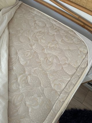 Cabecero de cama de bambú y ratán Canapé y colchón