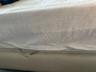 Cabecero de cama de bambú y ratán Canapé y colchón
