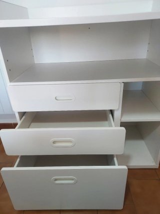 Cambiador escritorio Smastad Blanco