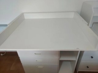 Cambiador escritorio Smastad Blanco