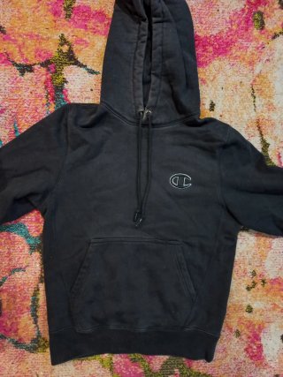 Sudadera Champion Vintage Negra