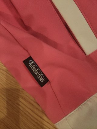 Sudadera Astore térmica rosa y blanca