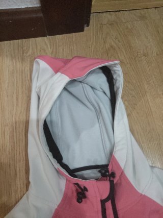 Sudadera Astore térmica rosa y blanca