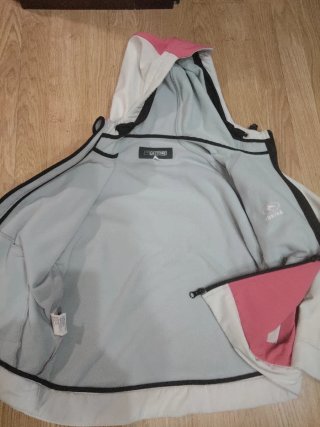 Sudadera Astore térmica rosa y blanca