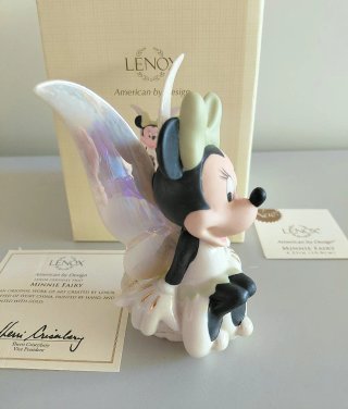 Minnie e Mickey Fate di Lenox Disney