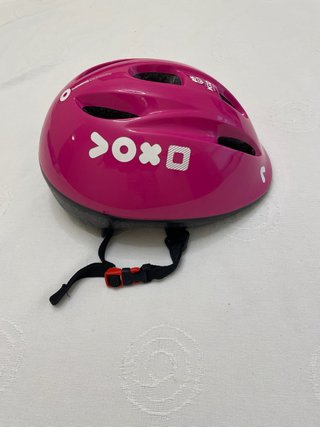 Casco infantil rosa