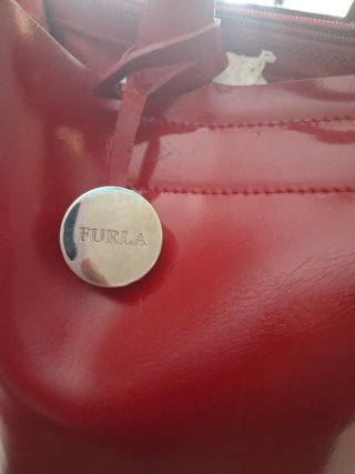 Bolso Piel Furla Rojo