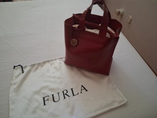 Bolso Piel Furla Rojo