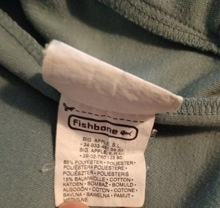 Felpa azzurra vintage con zip e righe