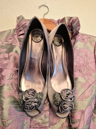 Abito da madrina Sonia Peña con scarpe in regalo