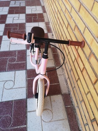 Bicicleta sin pedales Runride 500 rosa