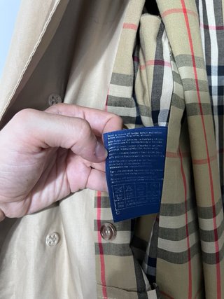 Gabardina Burberrys Nova Check Talla L Vintage