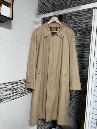 Gabardina Burberrys Nova Check Talla L Vintage