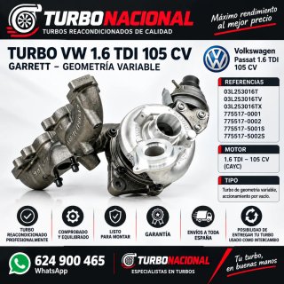 775517 Volkswagen Passat 1 .6 tdi 105cv