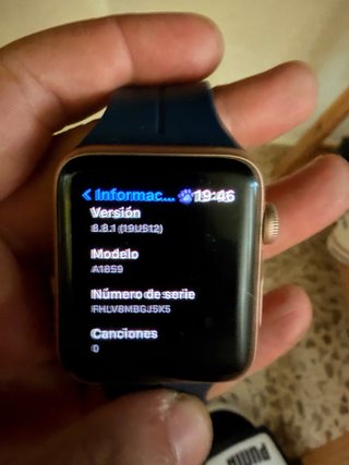 Apple Watch Series 3 GPS 42mm Oro/Azul Marino