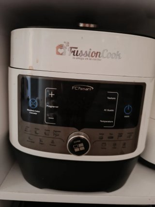 Olla programable FussionCook FC7smart y Tapa dorar