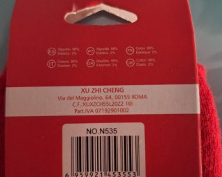 Set nascita bavaglino e calzini natalizi