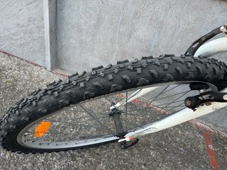 Bicicleta Rockrider 520 Blanca