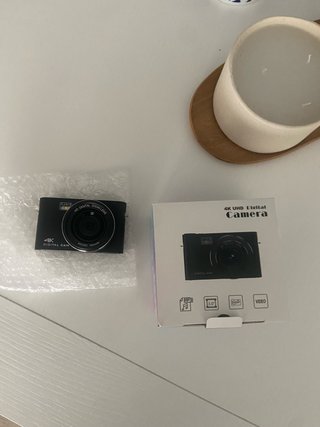 Cámara Digital 4K UHD Negra Nueva a estrenar