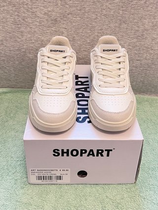 Scarpe Shop Art Beige/Bianche Tg 38