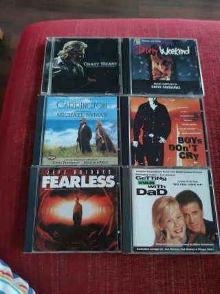 Lote 6 CDs Bandas Sonoras Películas