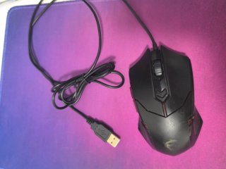 Ratón Gaming MSI DS B1 Negro/Rojo