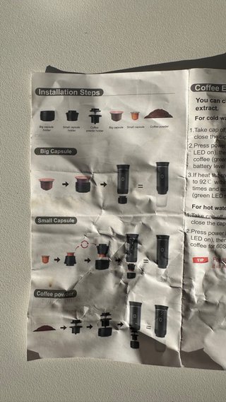 Cafetera Espresso Portátil Eléctrica 3 en 1