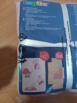 Muselinas para bebé pack 5