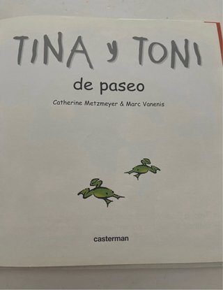 Libro infantil TINA Y TONI DE PASEO