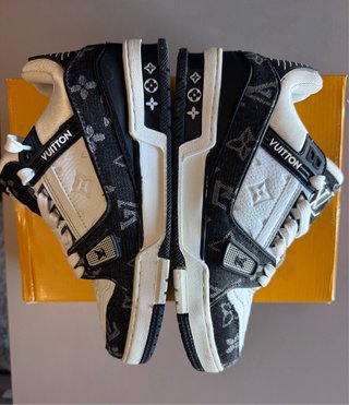 Louis Vuitton Trainer Negro/Blanco